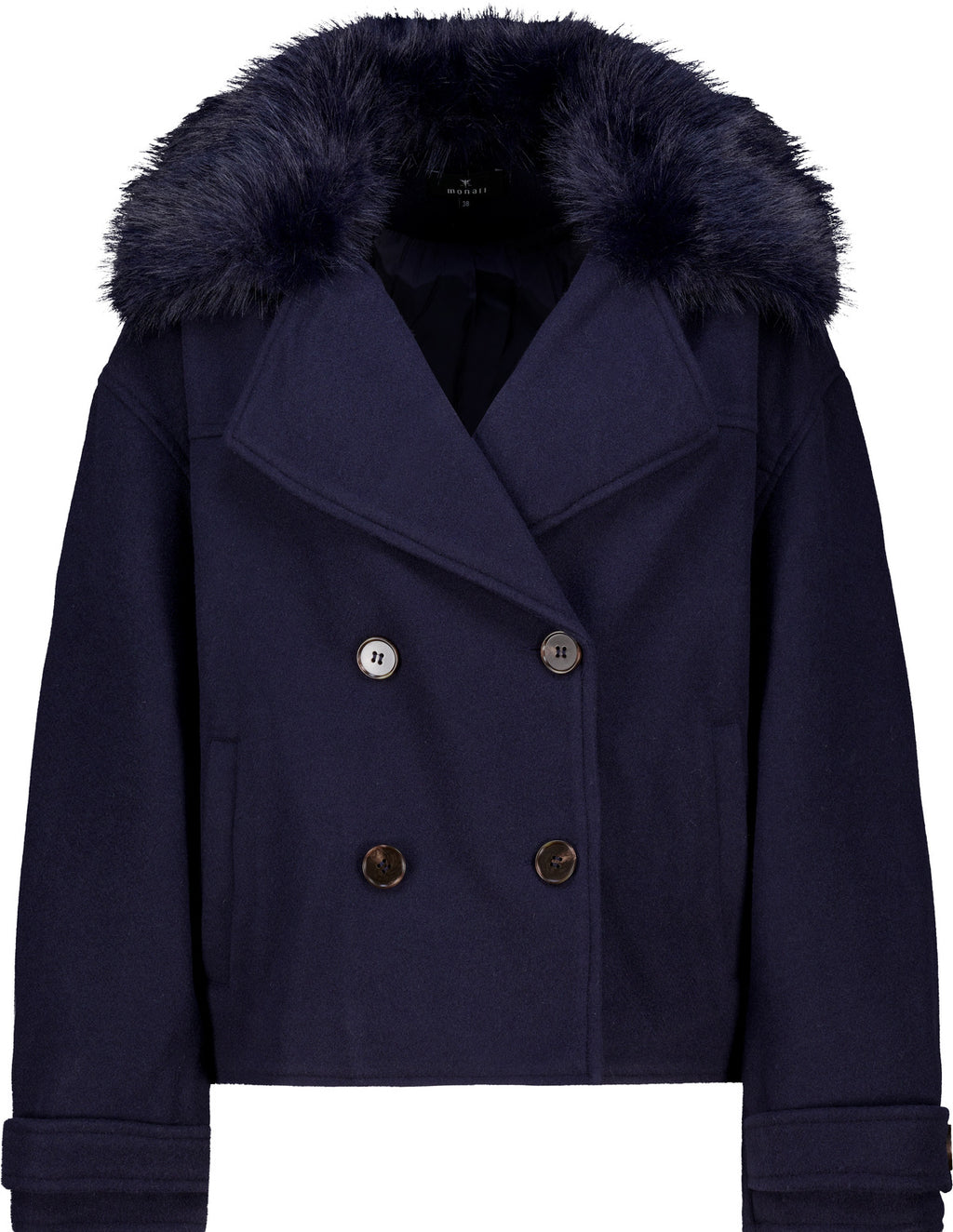 Jacke mit Wolloptik