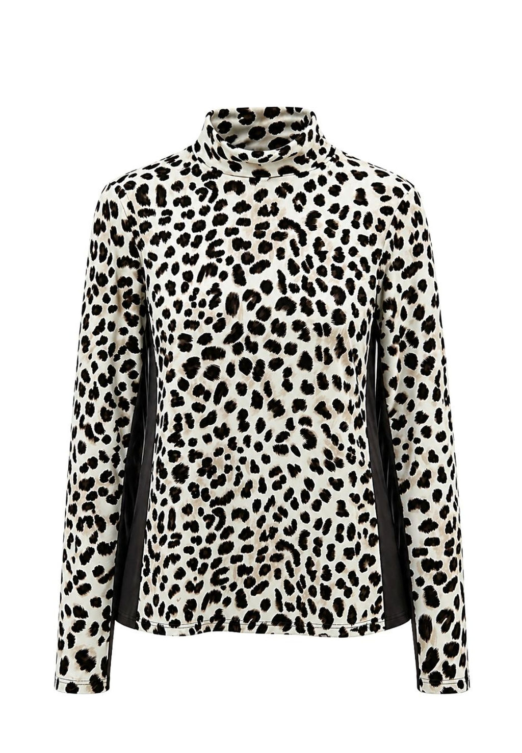 Shirt WILD MOCHA mit Kontrastkante