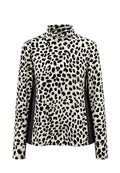 Shirt WILD MOCHA mit Kontrastkante