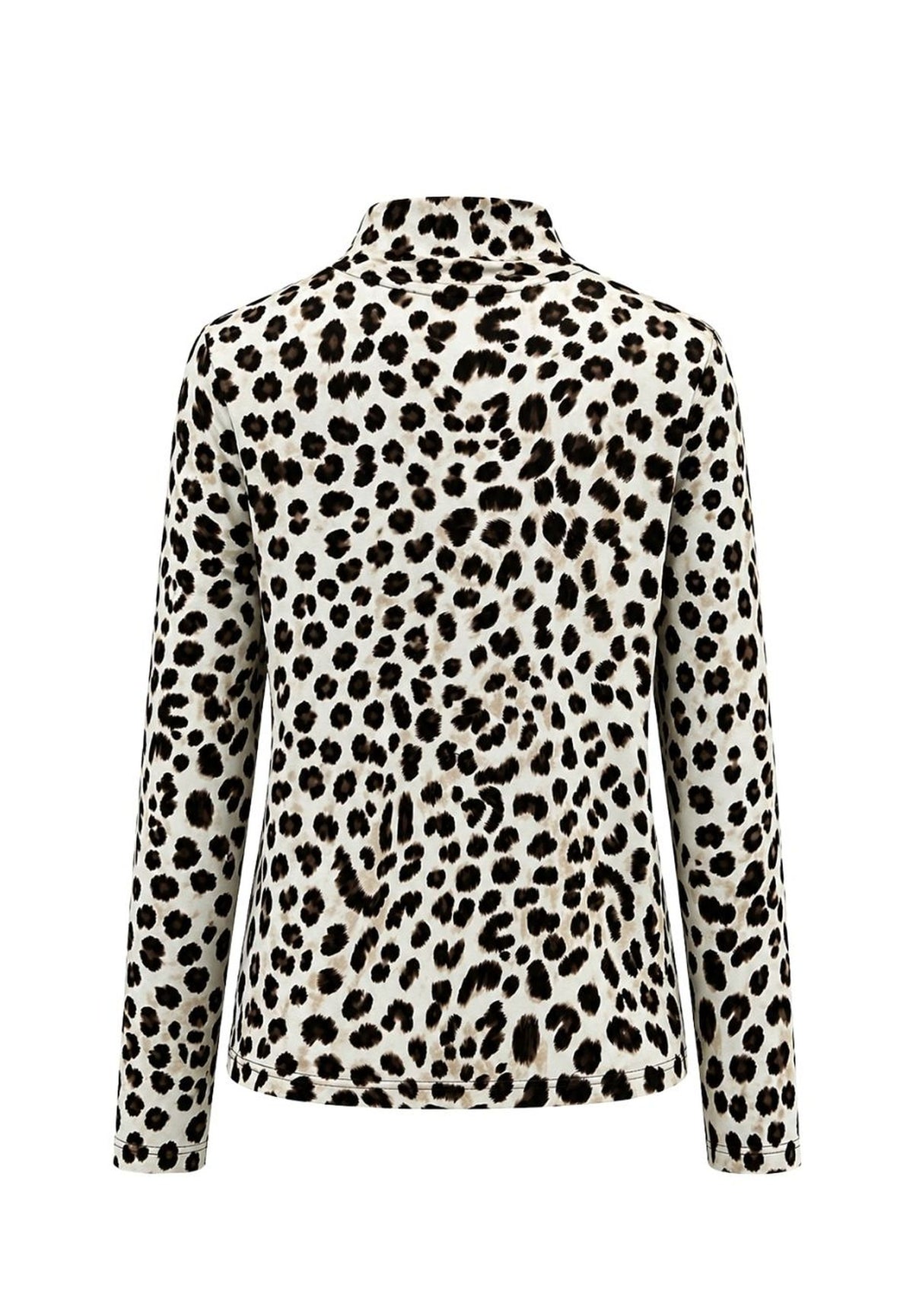 Shirt WILD MOCHA mit Kontrastkante