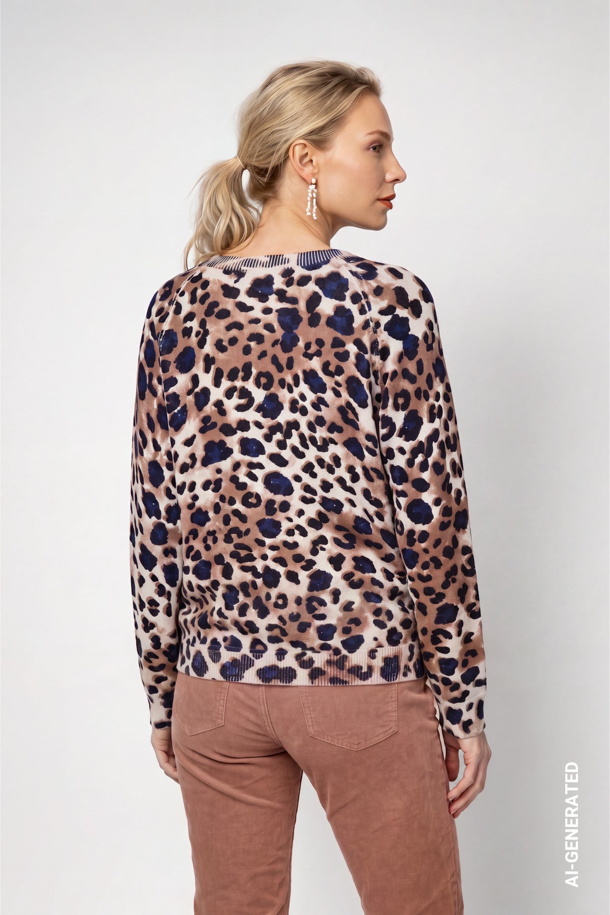 Strickpullover im Leopardenmuster | Monari