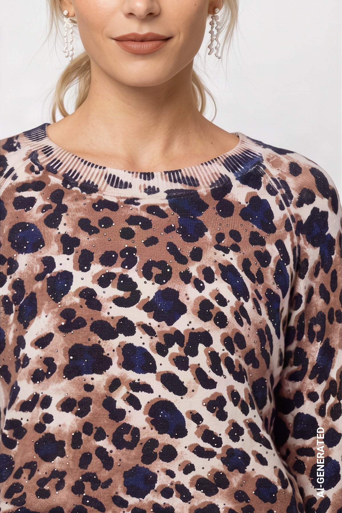 Strickpullover im Leopardenmuster | Monari