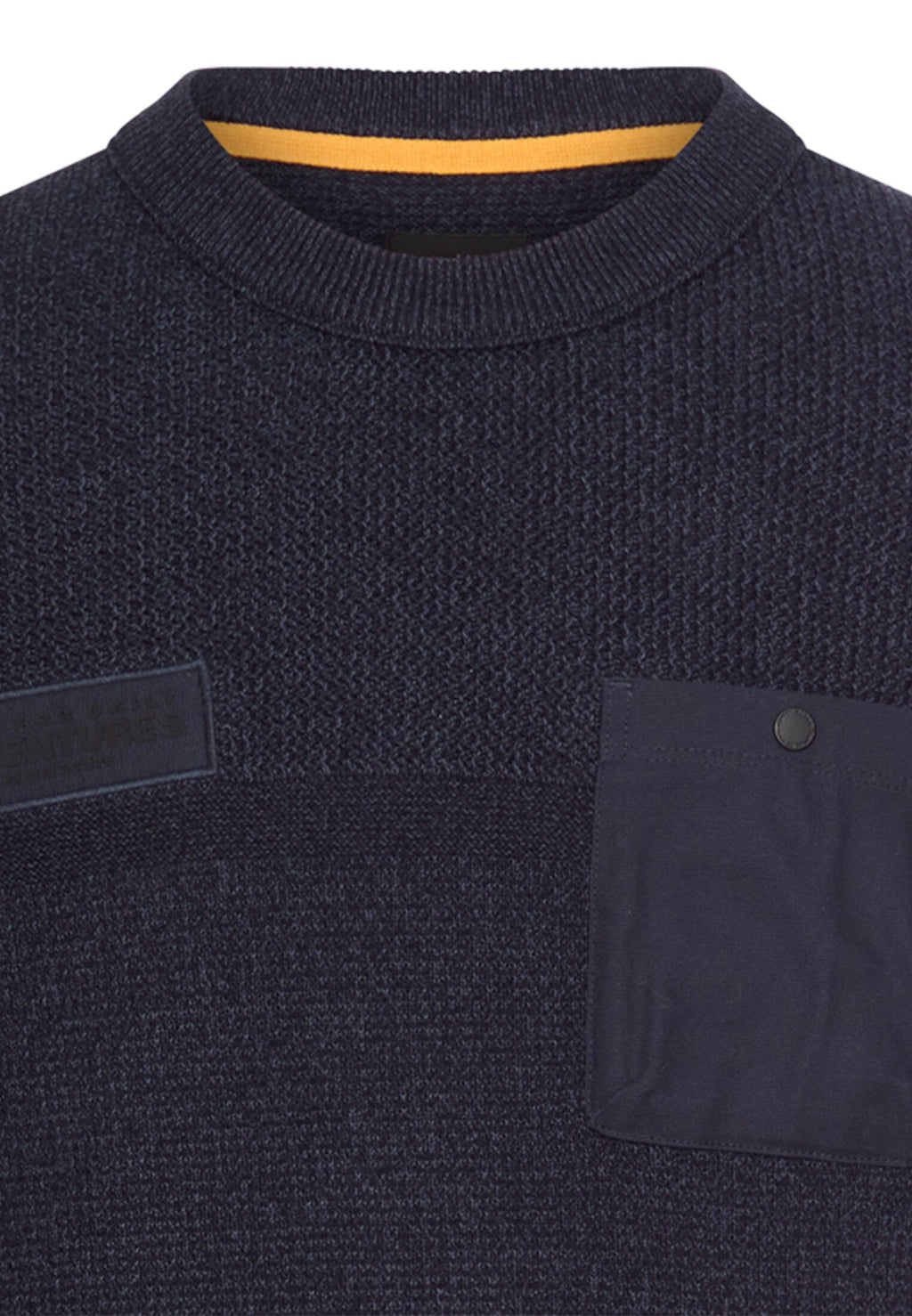 Strickpullover mit Brusttasche
