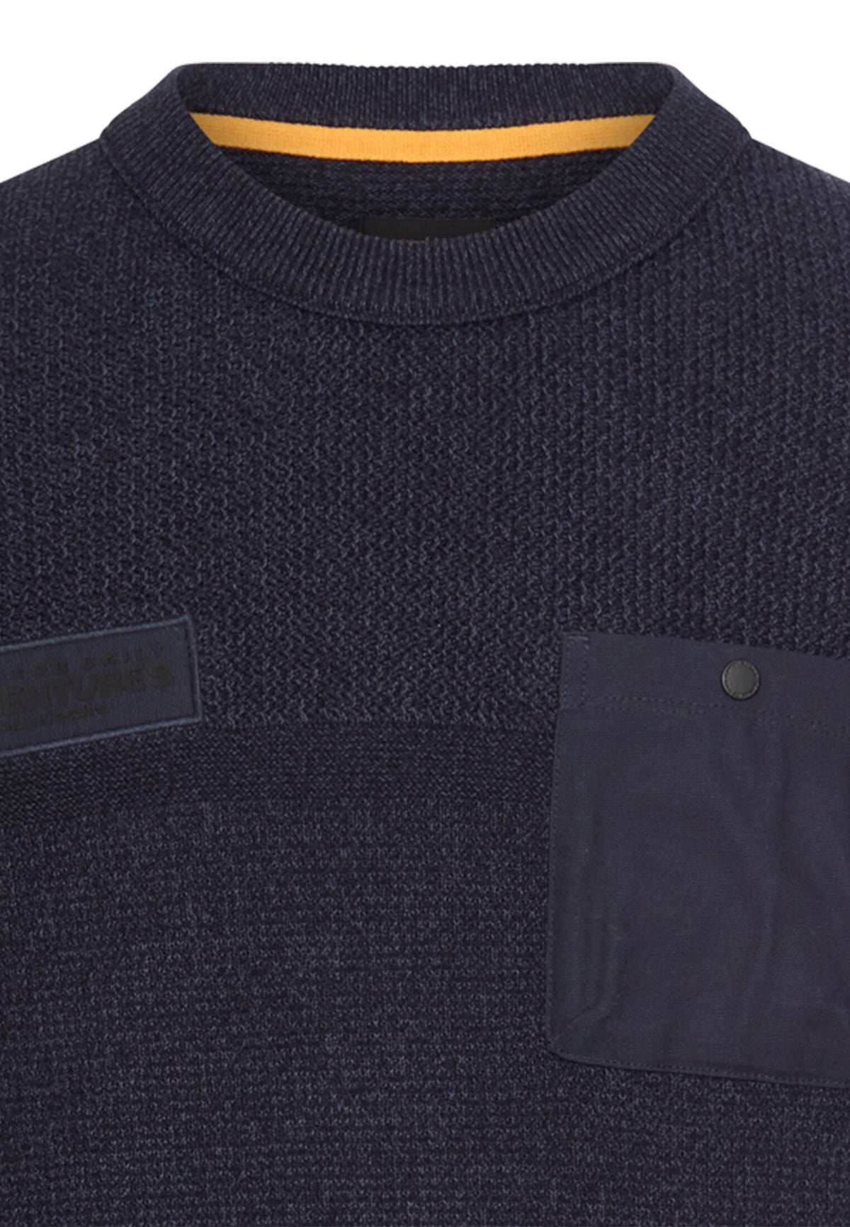 Strickpullover mit Brusttasche