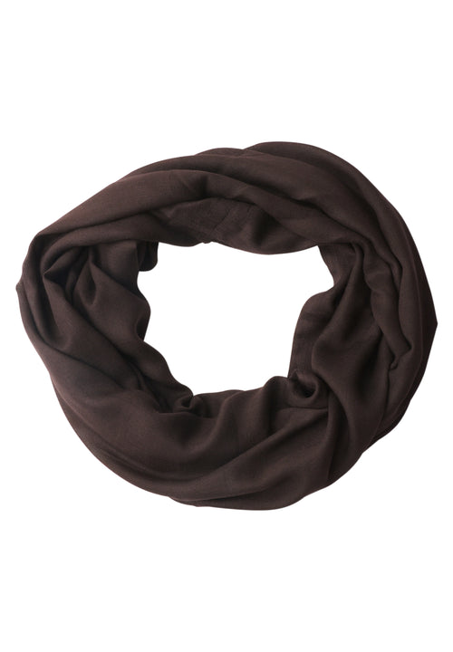 Loop-Schal in Unifarbe