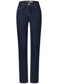 High Waist Straight Leg Jeans im Slim Fit