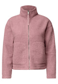 Teddyjacke mit Stehkragen und Zipper