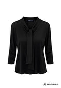 Shirt ROUGE CONTRAST mit Raffung
