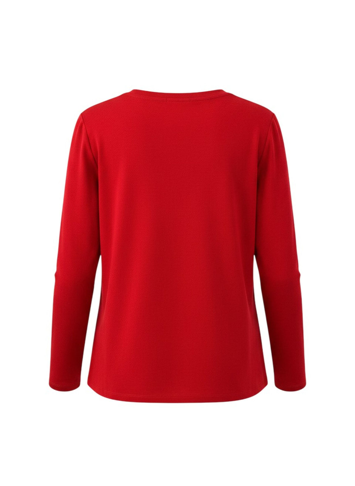 Shirt ROUGE CONTRAST mit floralem Frontprint und Ziersteinen