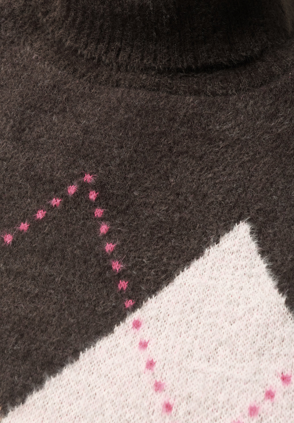 Pullunder mit Kragen und Argyle-Muster