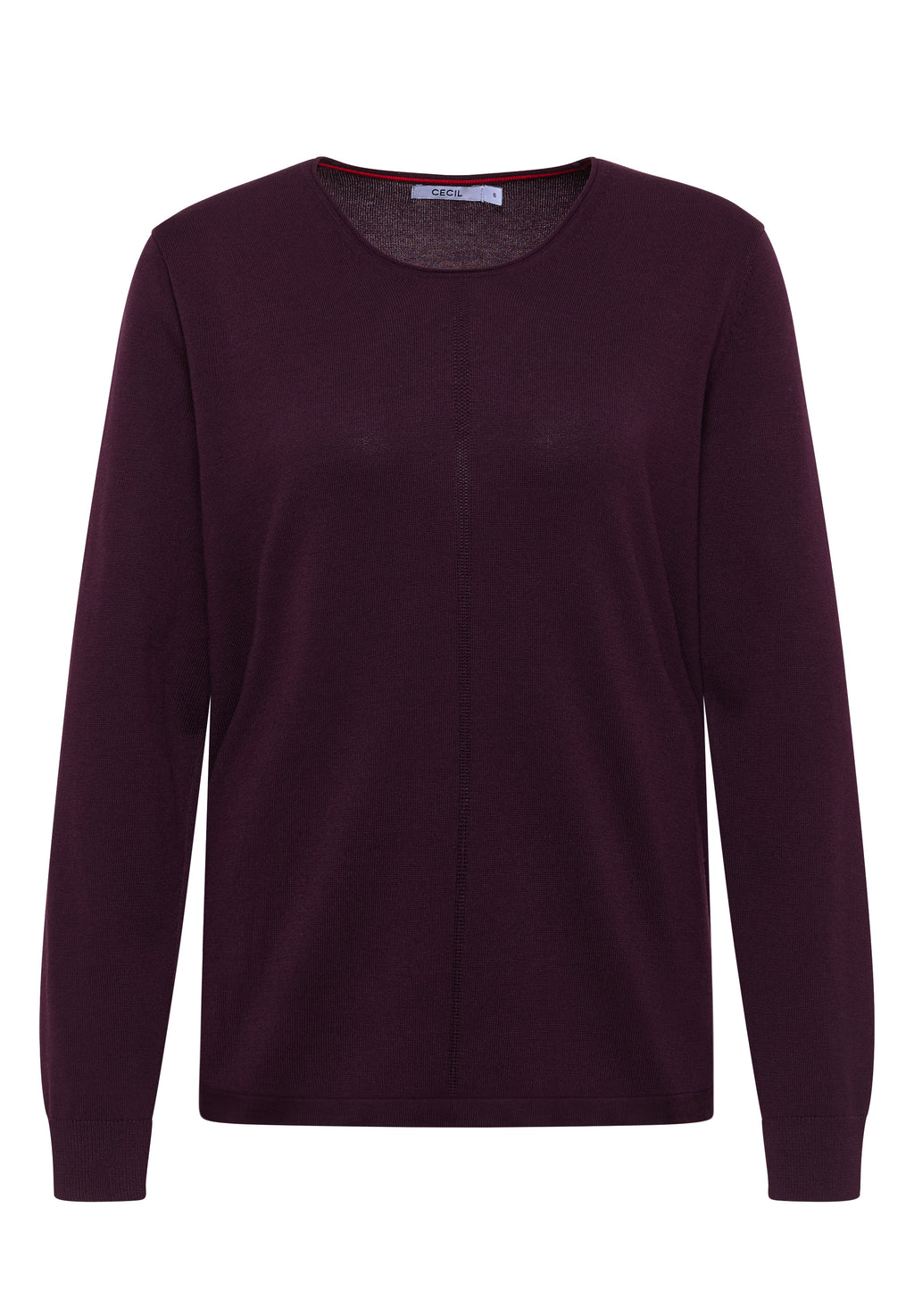 Basic Pullover mit Rundhals