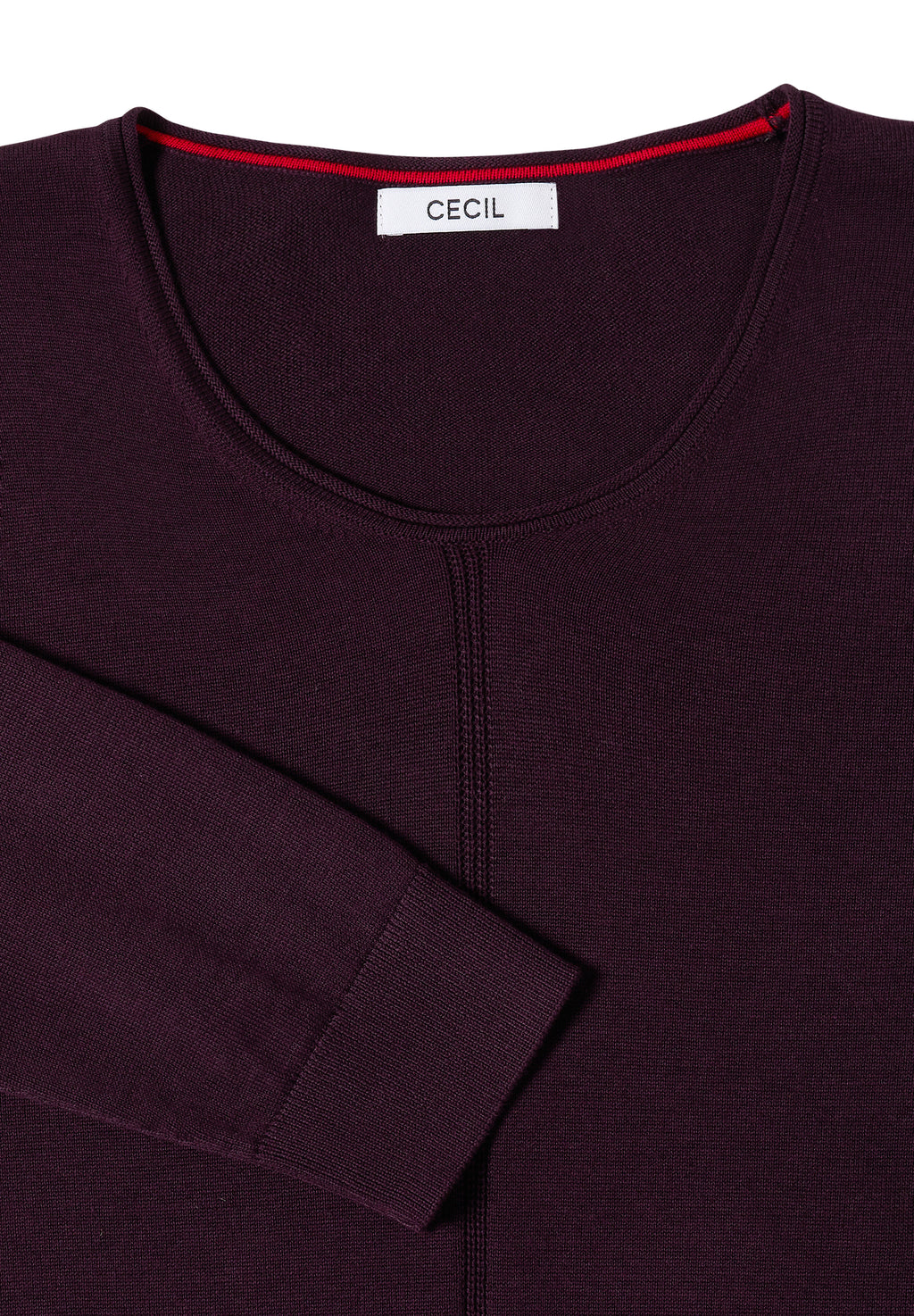 Basic Pullover mit Rundhals