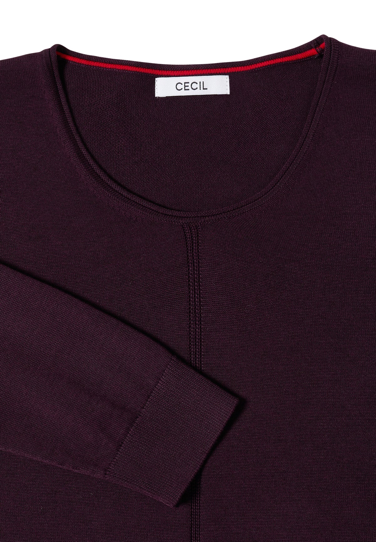 Basic Pullover mit Rundhals
