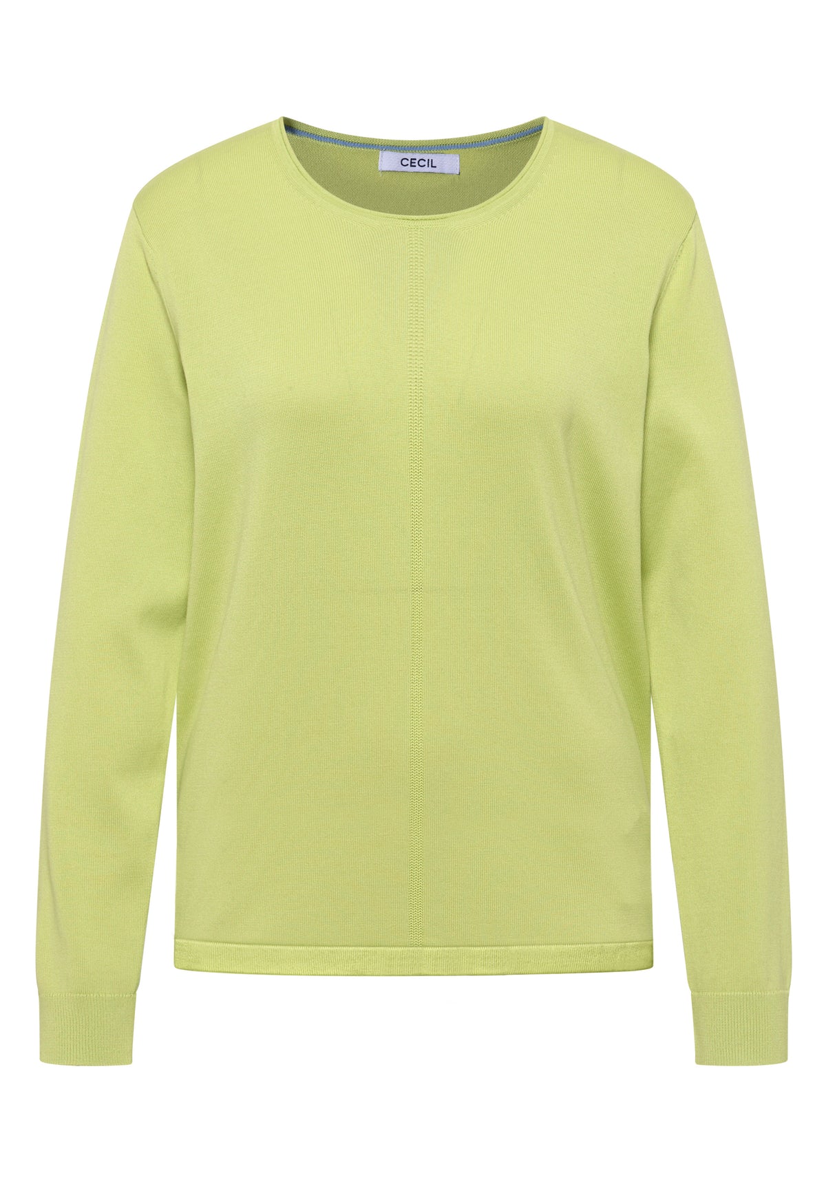 Basic Pullover mit Rundhals