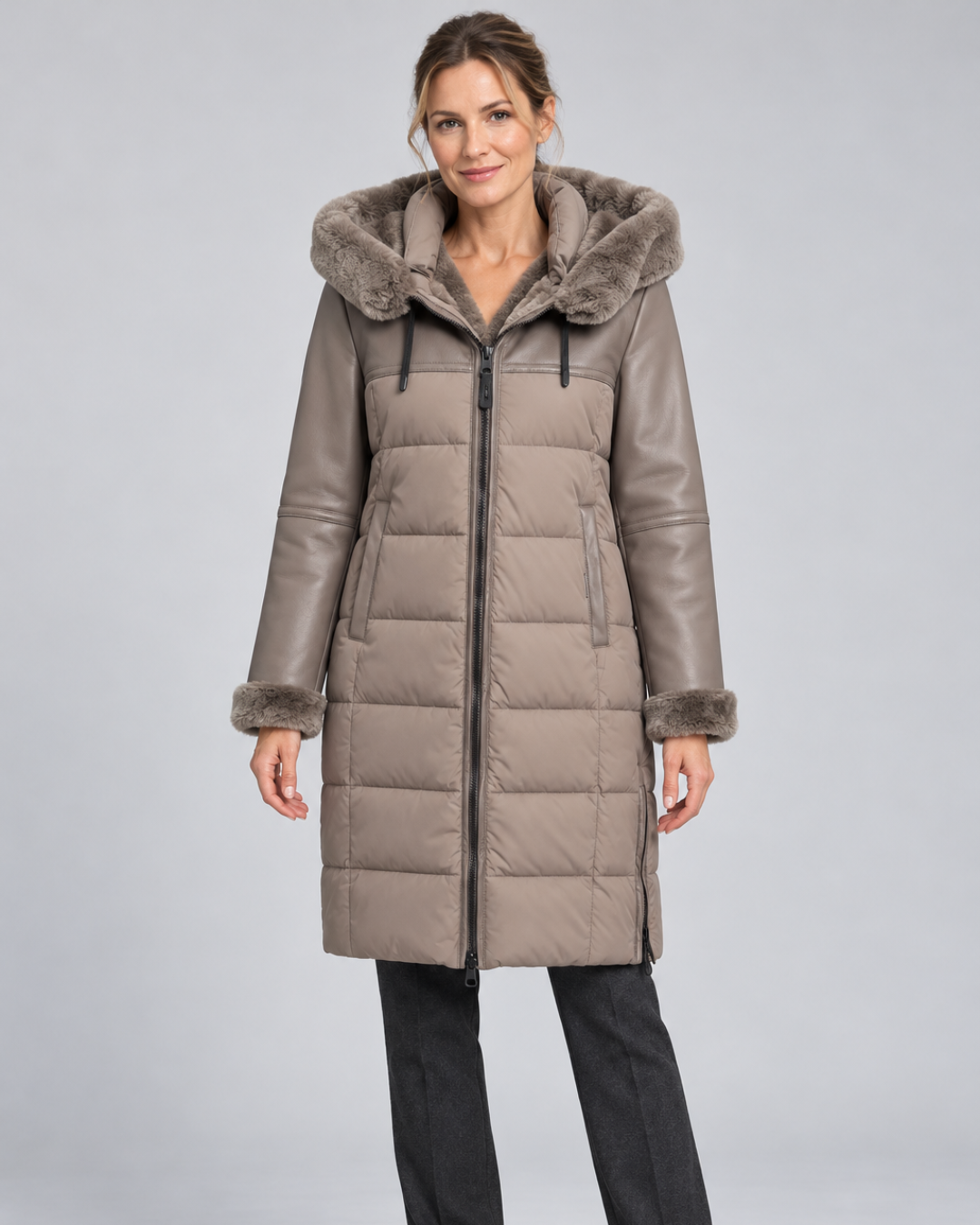 Jacke | Khujo taupe