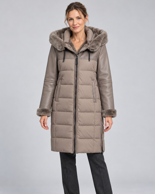 Jacke | Khujo taupe
