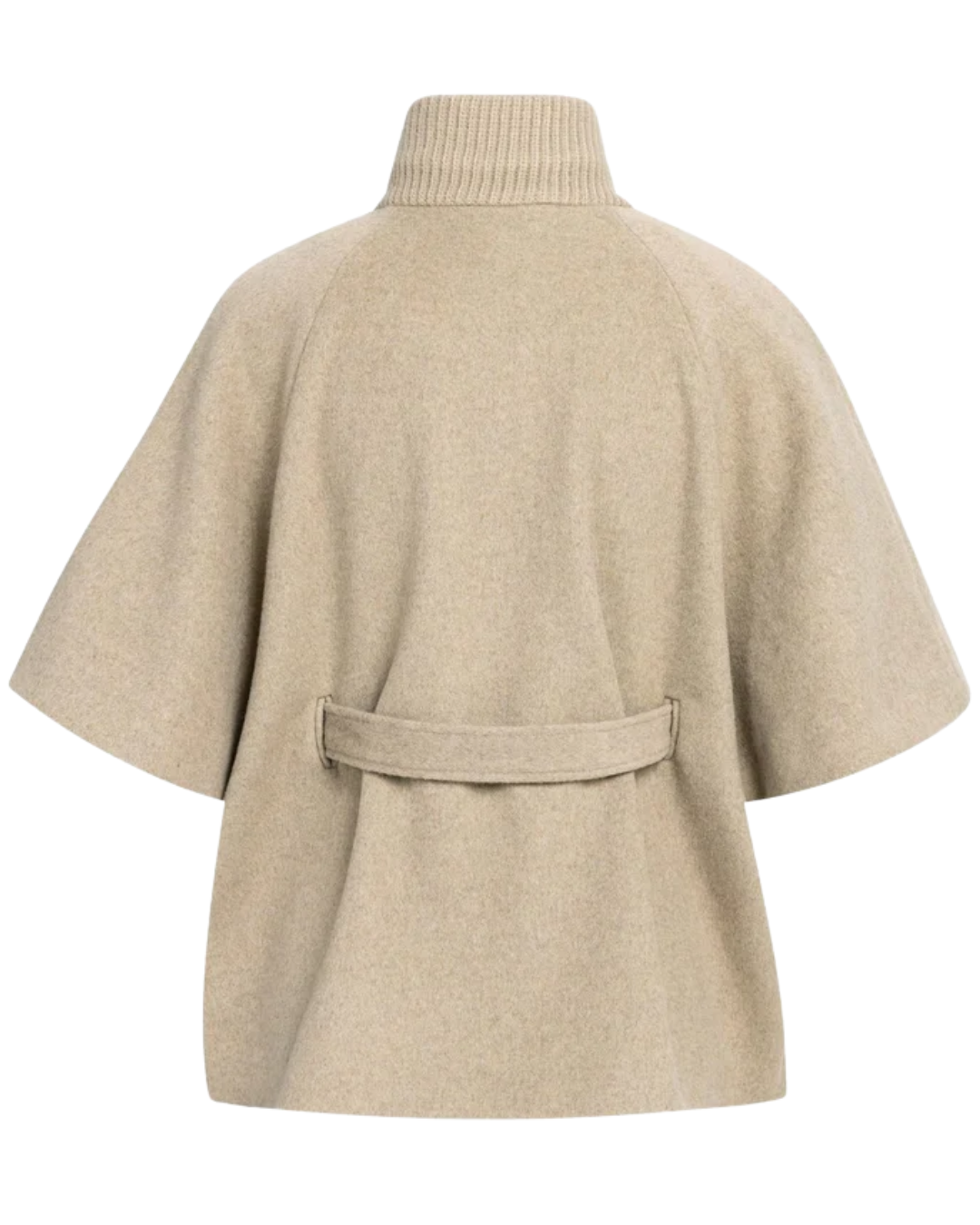 Ponchojacke mit geripptem Kragen  | YaYa