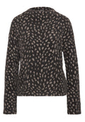 Langarm Shirt mit Turtle Neck und Muster