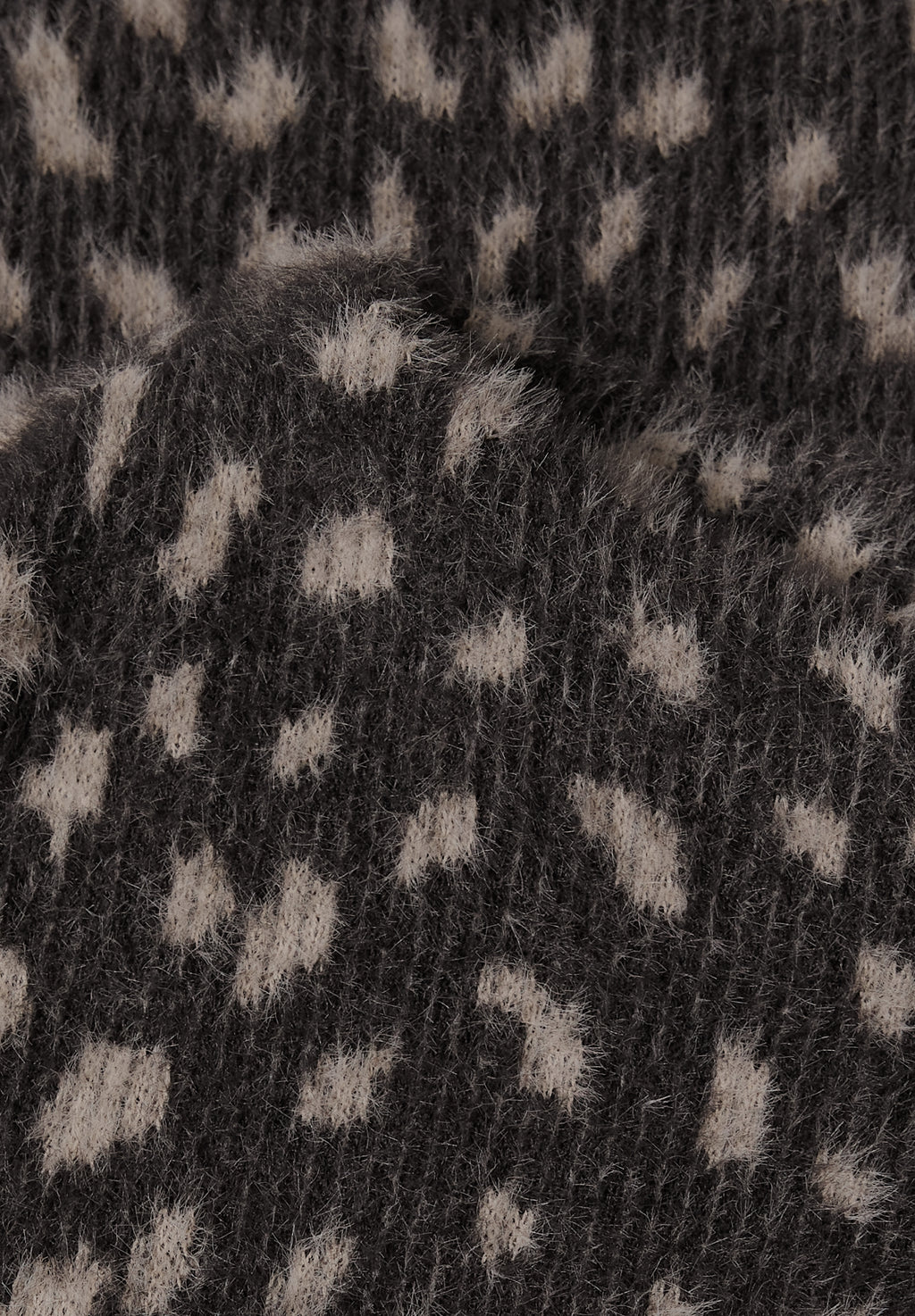Langarm Shirt mit Turtle Neck und Muster