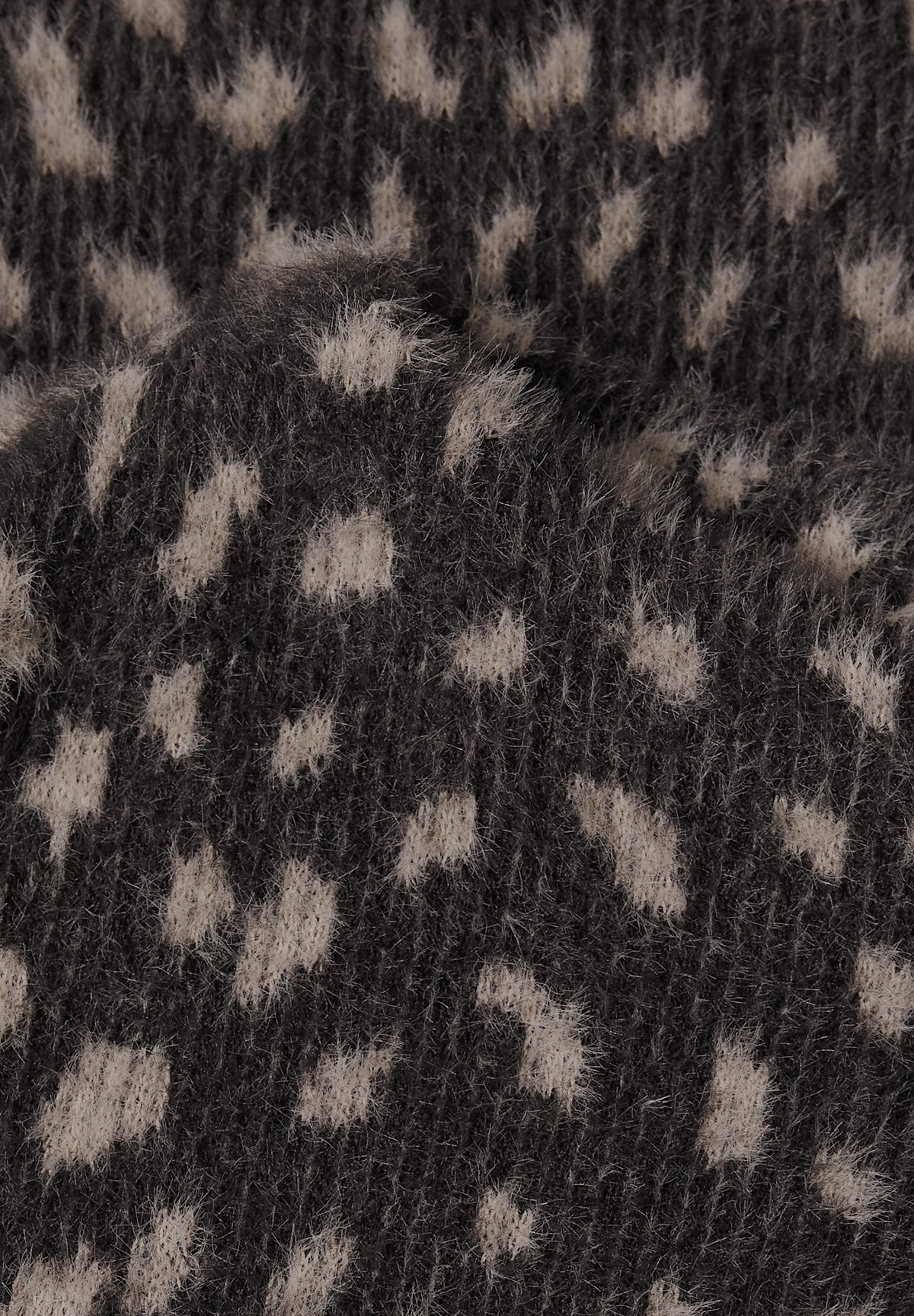 Langarm Shirt mit Turtle Neck und Muster