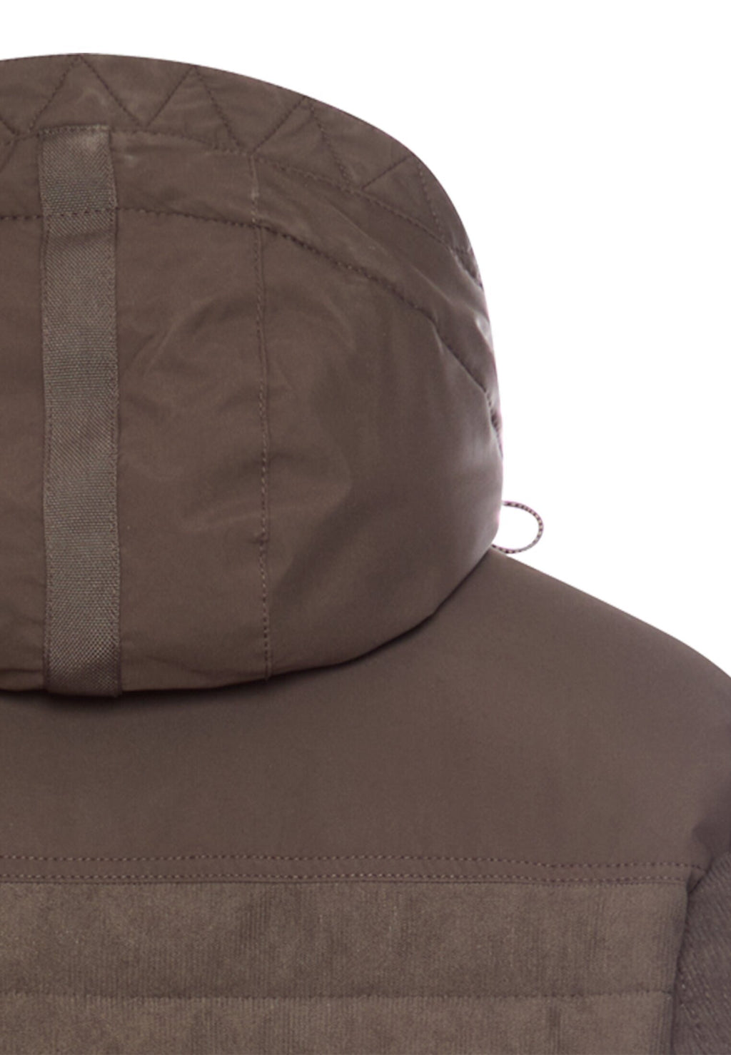 Cordjacke mit abnehmbarer Kapuze
