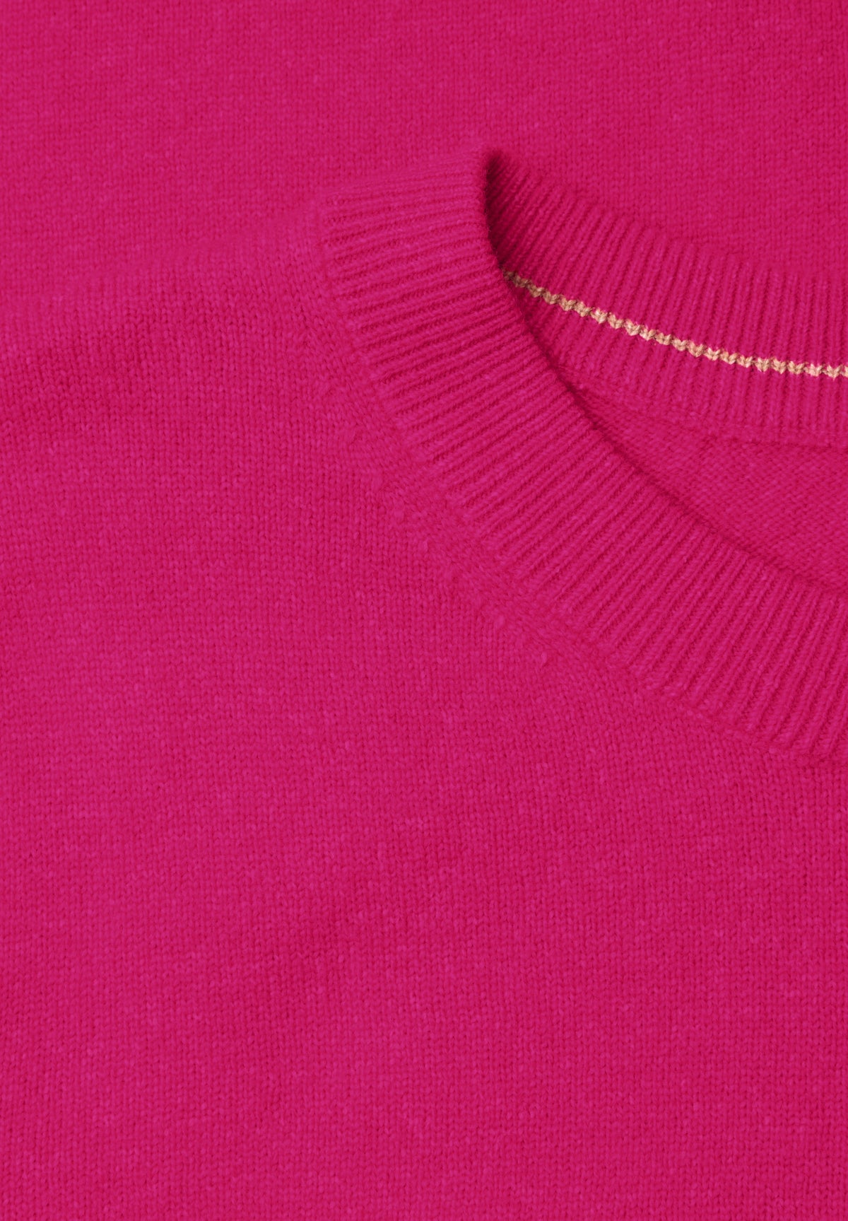 Pullover in Unifarbe mit Rundhals