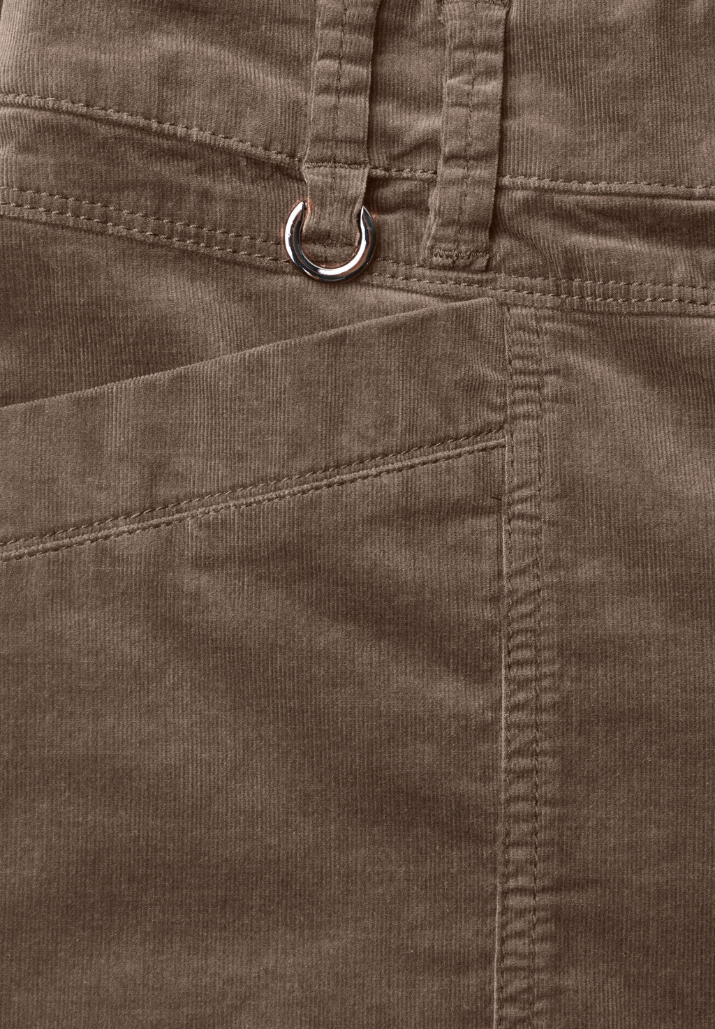 Barrel Leg Hose aus Cord im Casual Fit