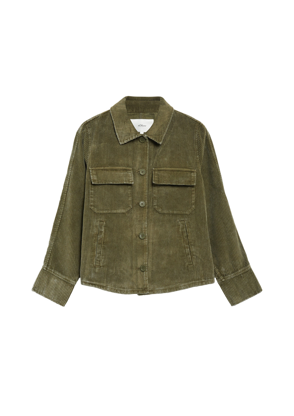 Overshirt aus Cord im Relaxed Fit von s.Oliver