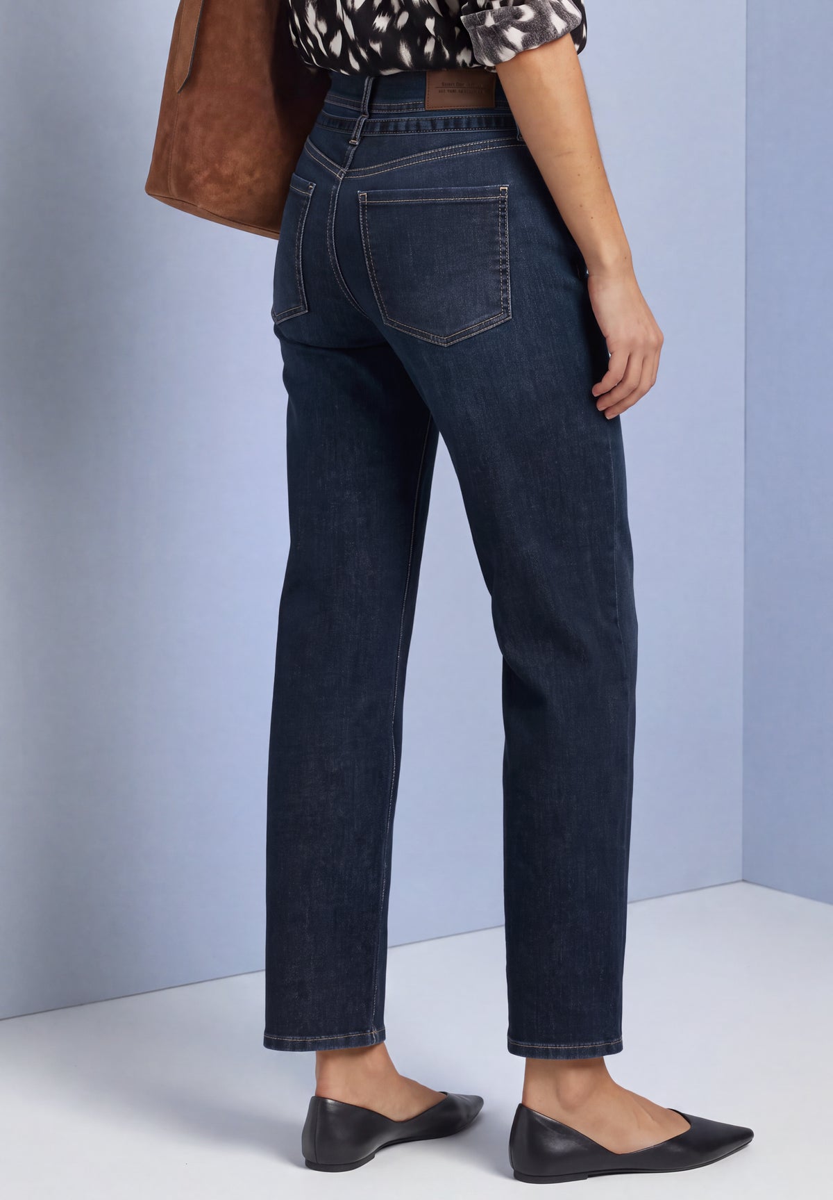 Straight Leg Jeans Amalia mit Gürtel von Street One