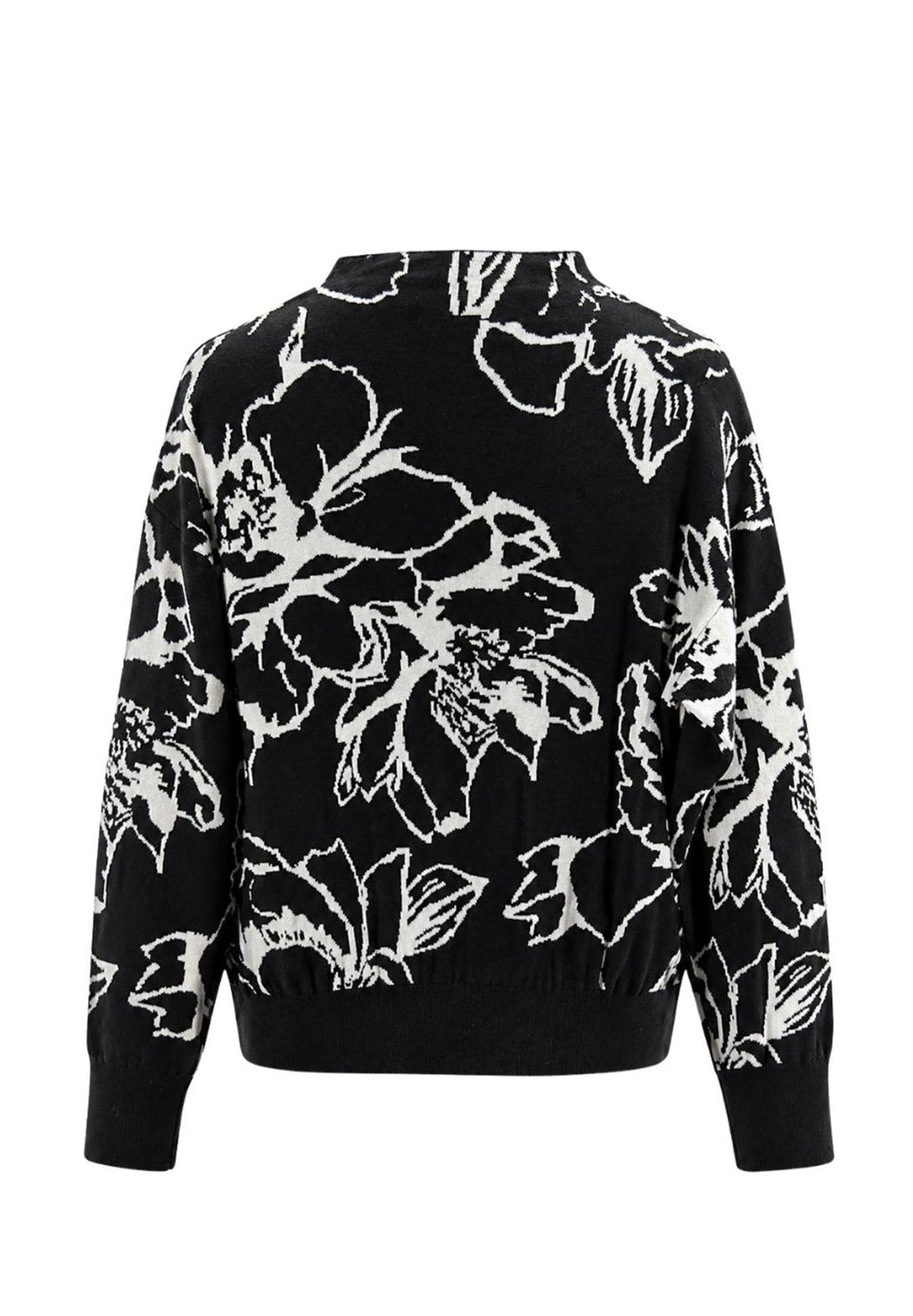 Weste Rouge Contrast mit floralem Dessin von Frank Walder
