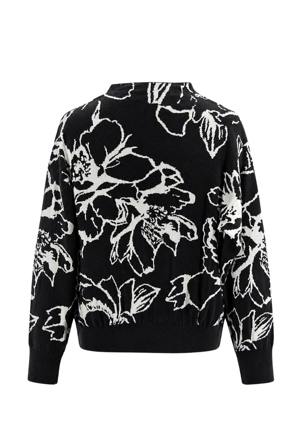 Weste Rouge Contrast mit floralem Dessin von Frank Walder