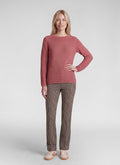 Feinstrick-Pullover mit Rundhals von Rabe