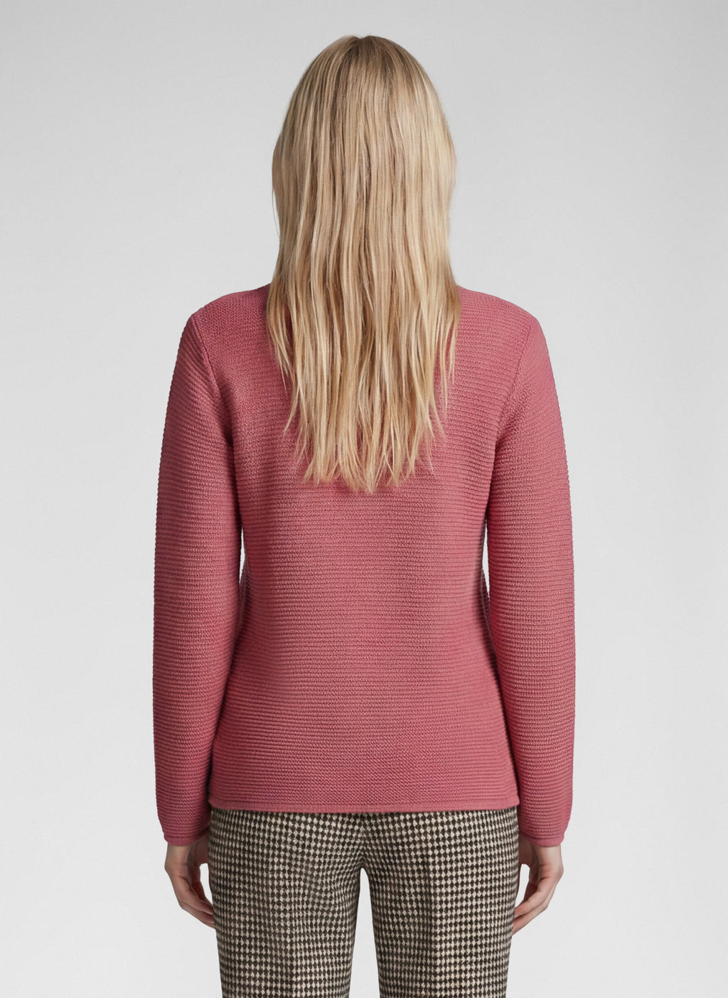 Feinstrick-Pullover mit Rundhals von Rabe