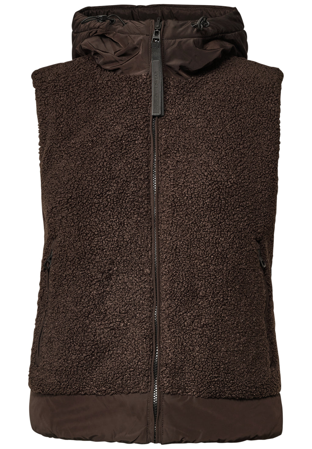 Wendbare Teddyweste mit Kapuze von Cecil