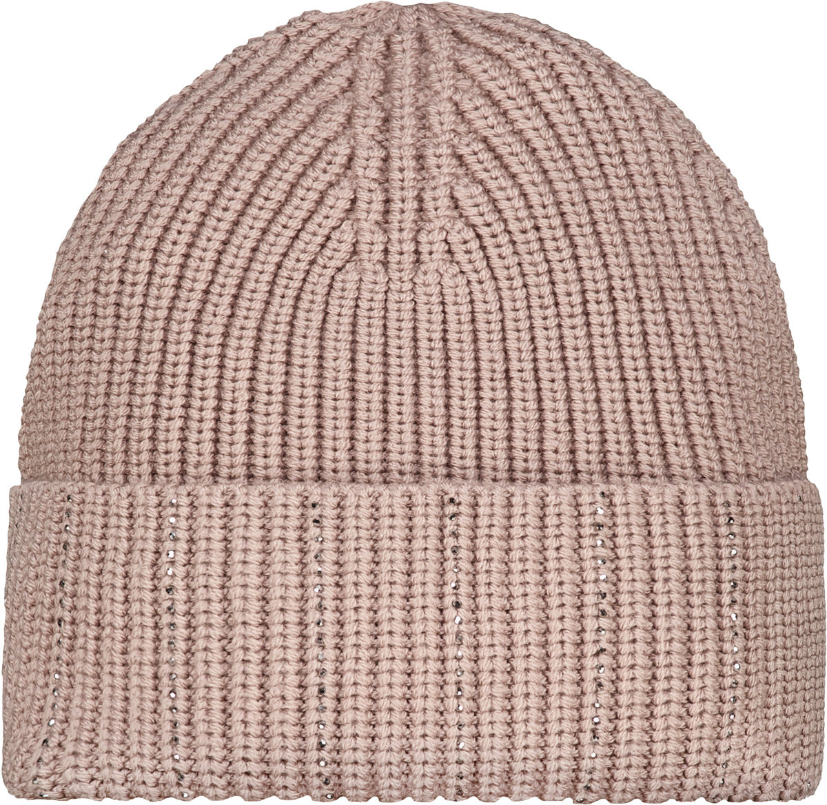 Strickmütze mit Strasssteinen von Monari