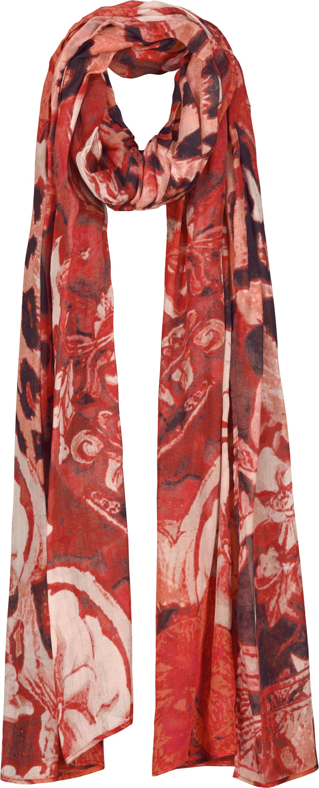 Schal mit Leo-Blumenmuster von Monari