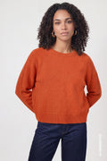 Flauschiger Strickpullover mit Rundhals von Monari