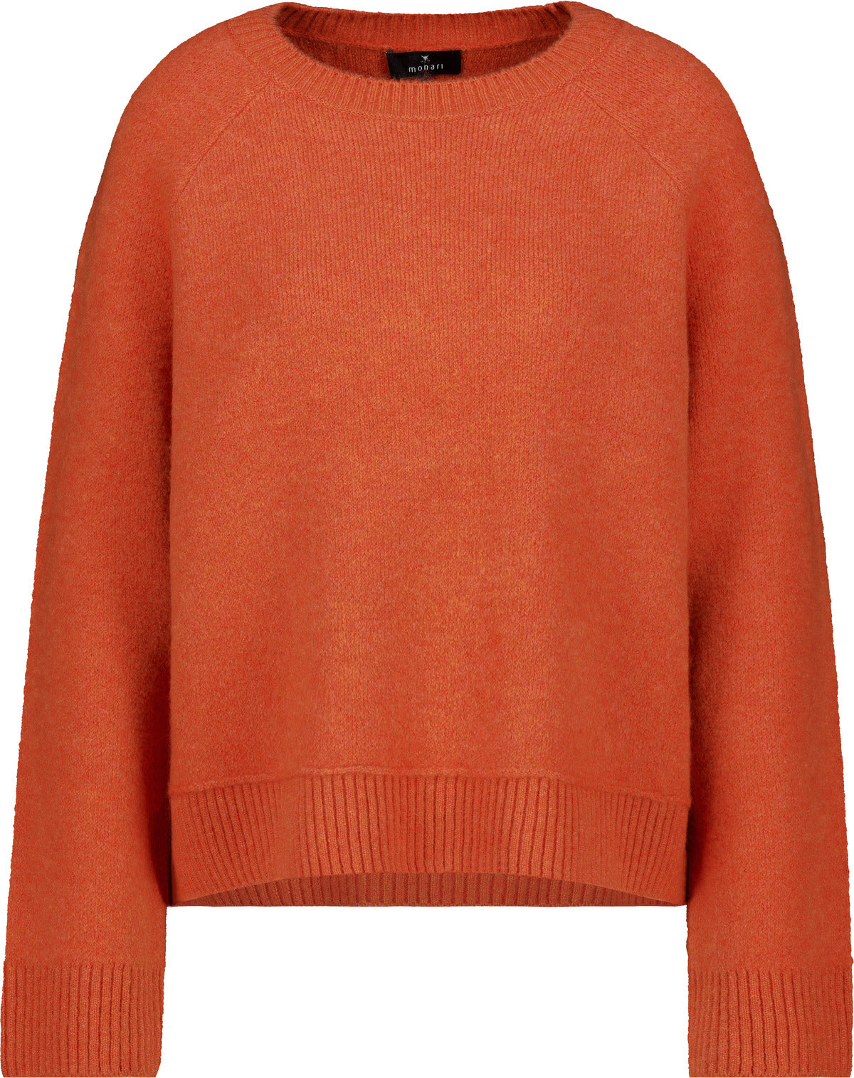 Flauschiger Strickpullover mit Rundhals von Monari