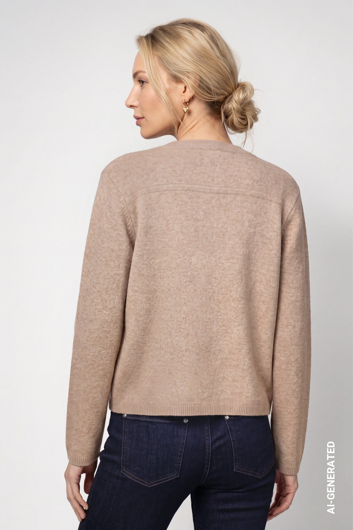 Strickjacke mit Knopftaschen von Monari