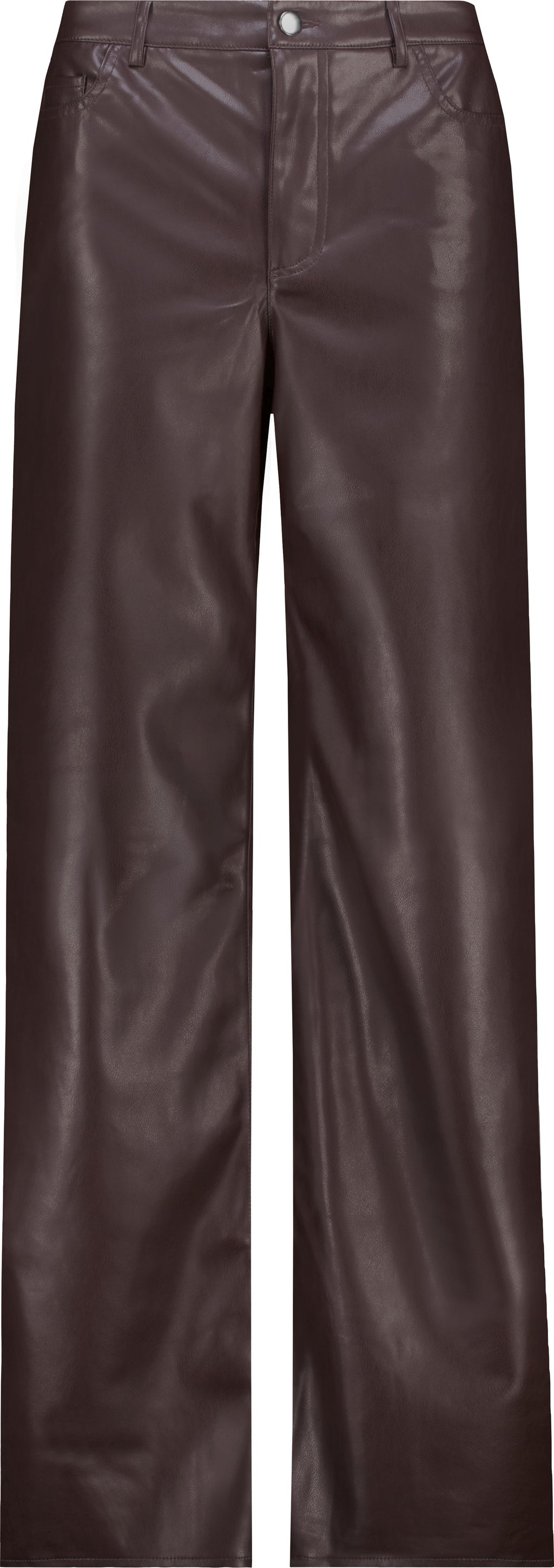 Wide-Leg-Hose aus Lederimitat von Monari