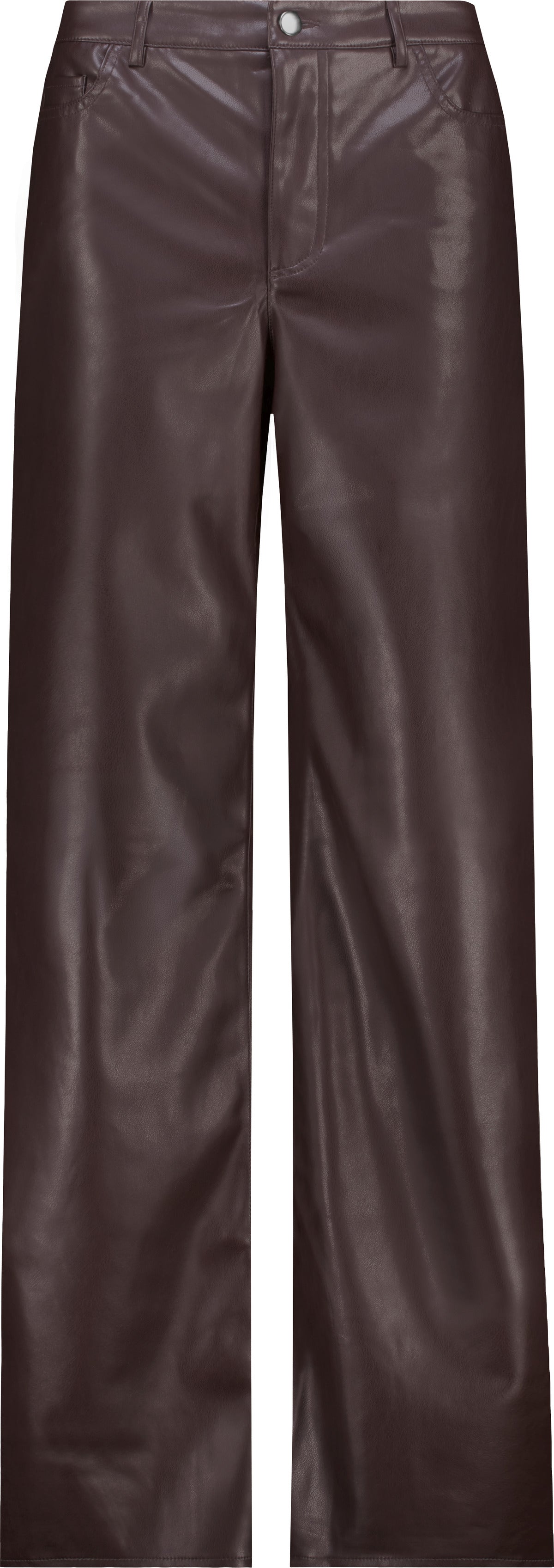 Wide-Leg-Hose aus Lederimitat von Monari