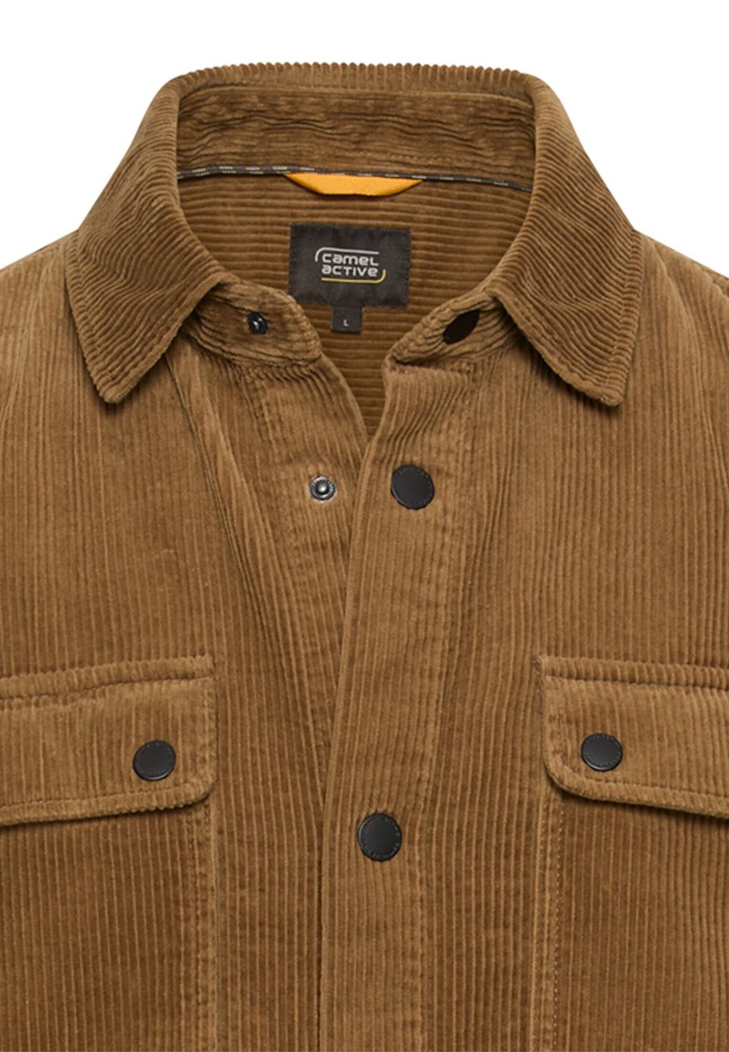Cord-Overshirt aus reiner Baumwolle von camel active