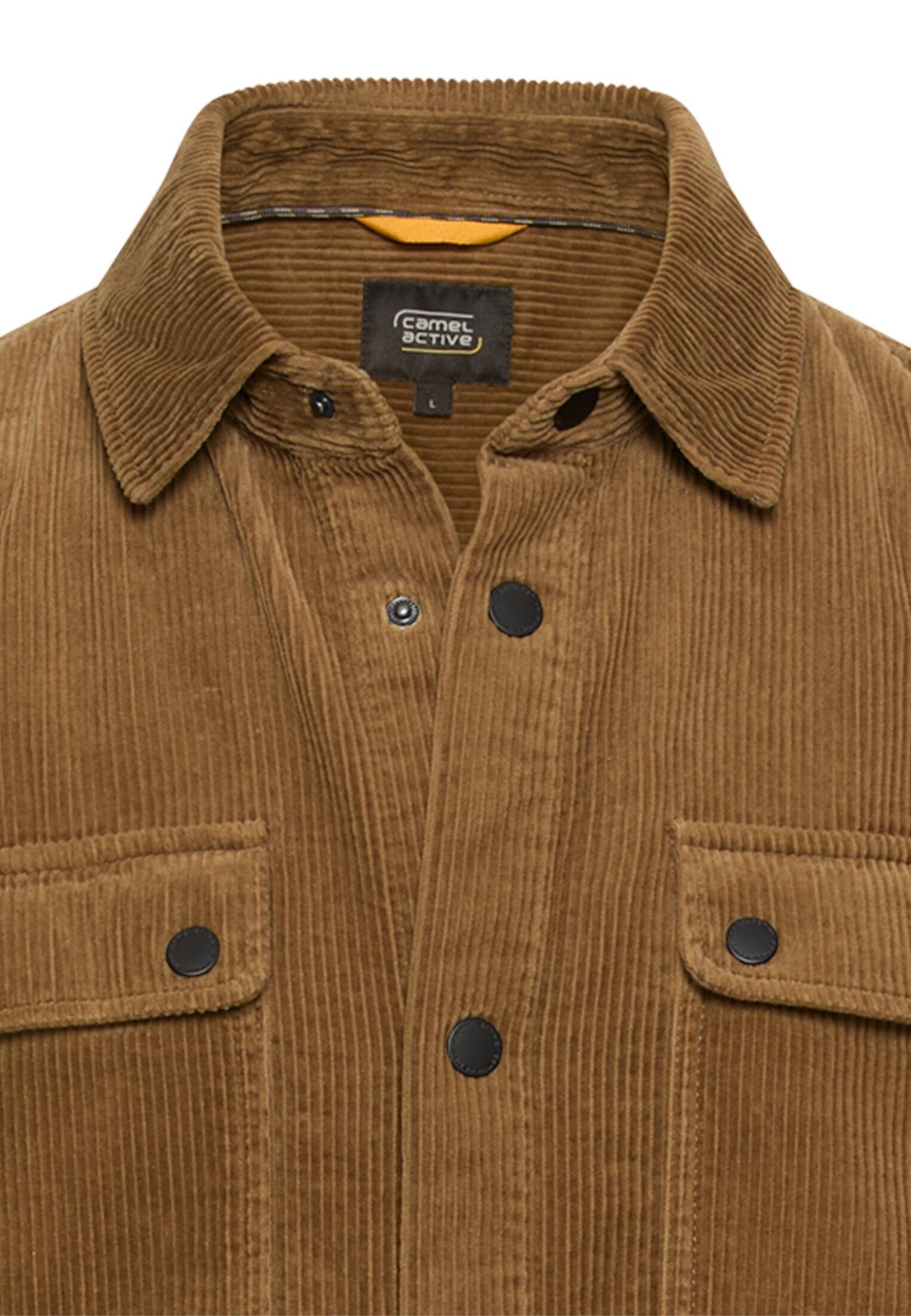 Cord-Overshirt aus reiner Baumwolle von camel active