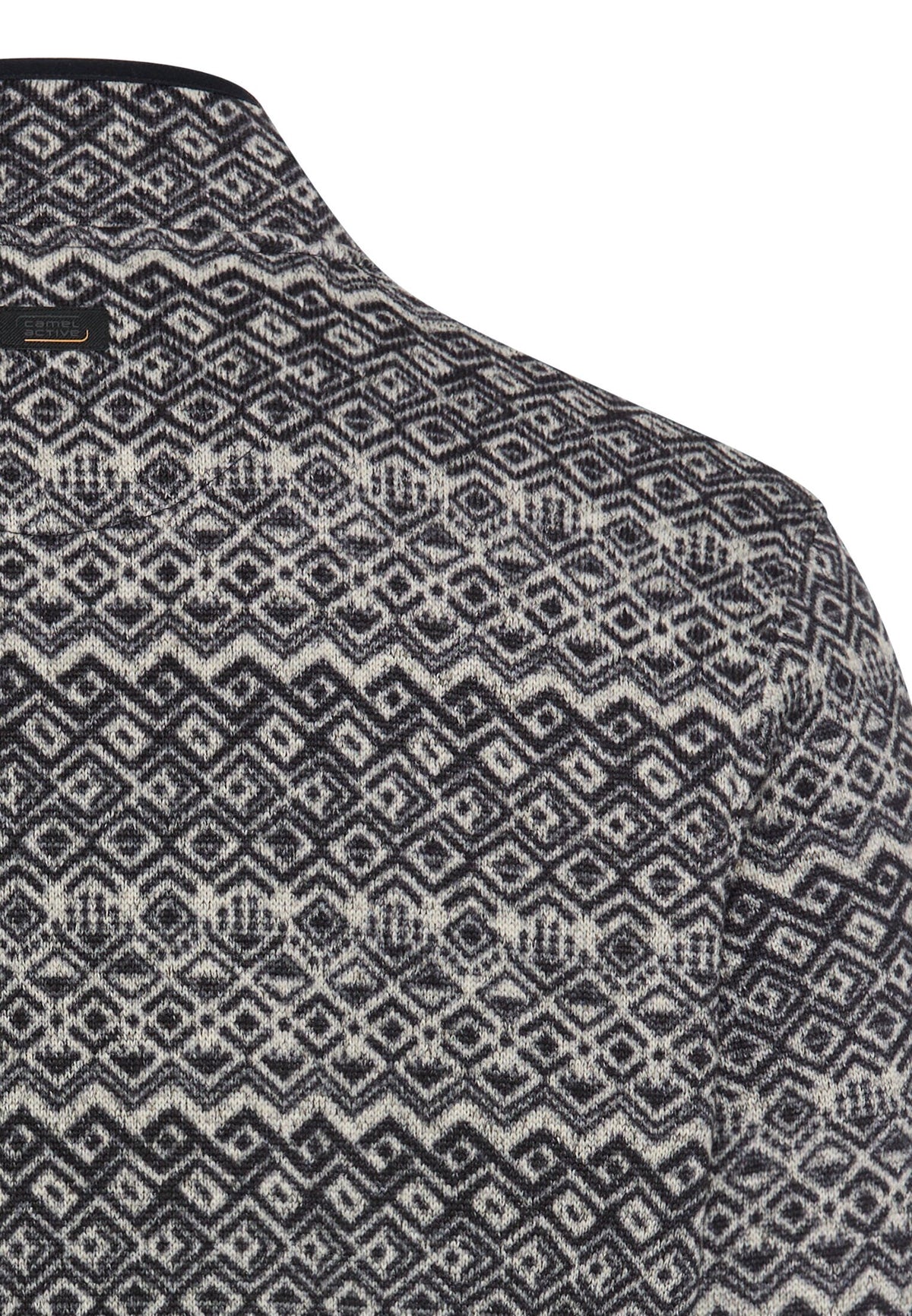 Fleece-Strickjacke mit Reißverschluss von camel active