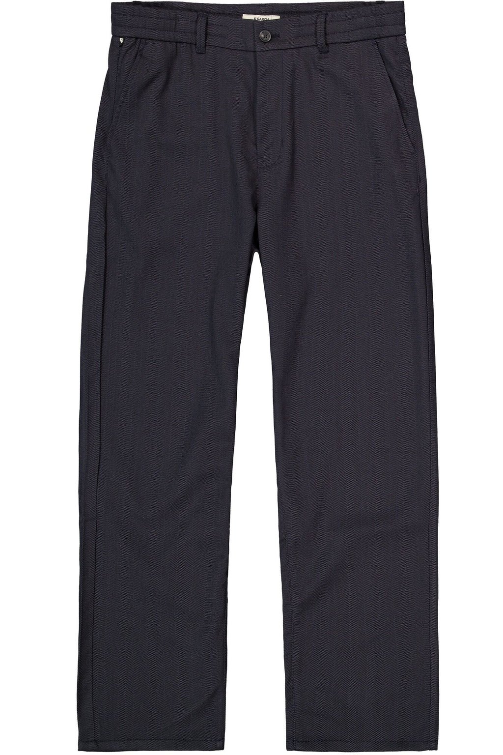 Stoffhose mit geradem Bein in Dunkelblau von Garcia