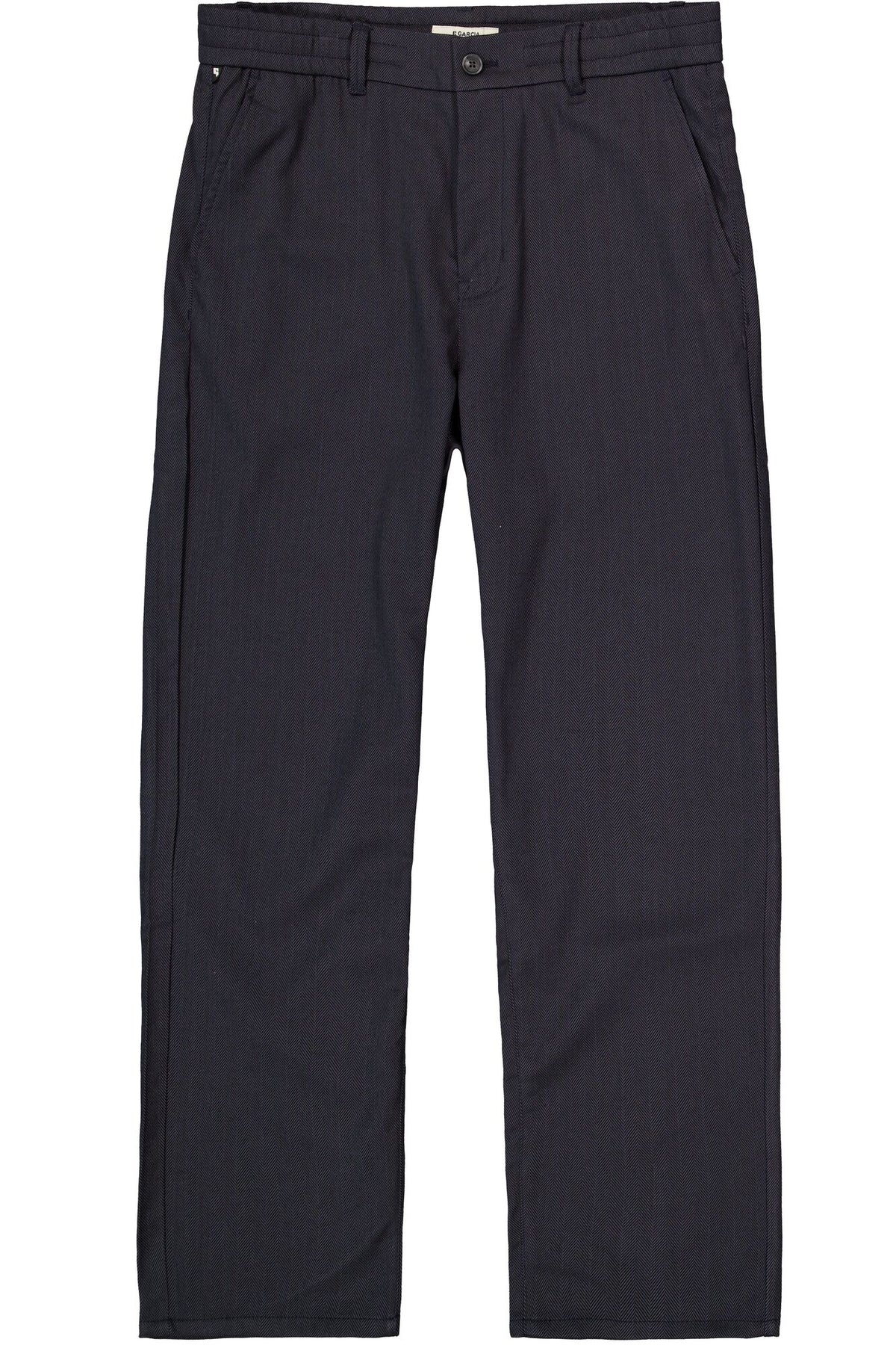 Stoffhose mit geradem Bein in Dunkelblau von Garcia