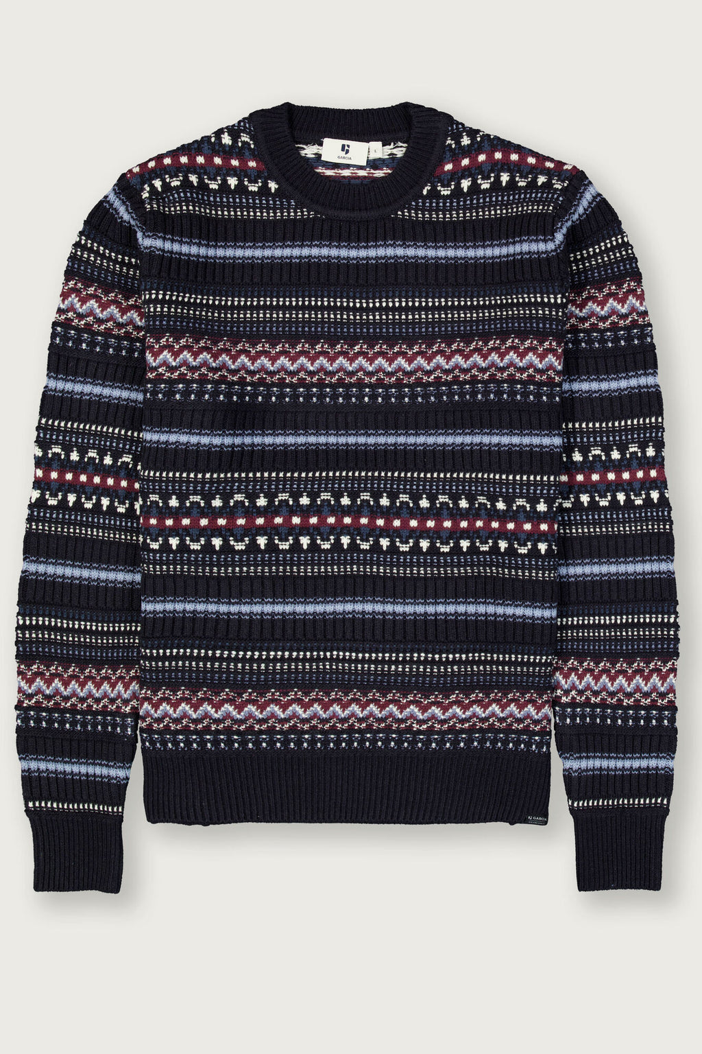 Strickpullover im Fair-Isle-Muster von Garcia