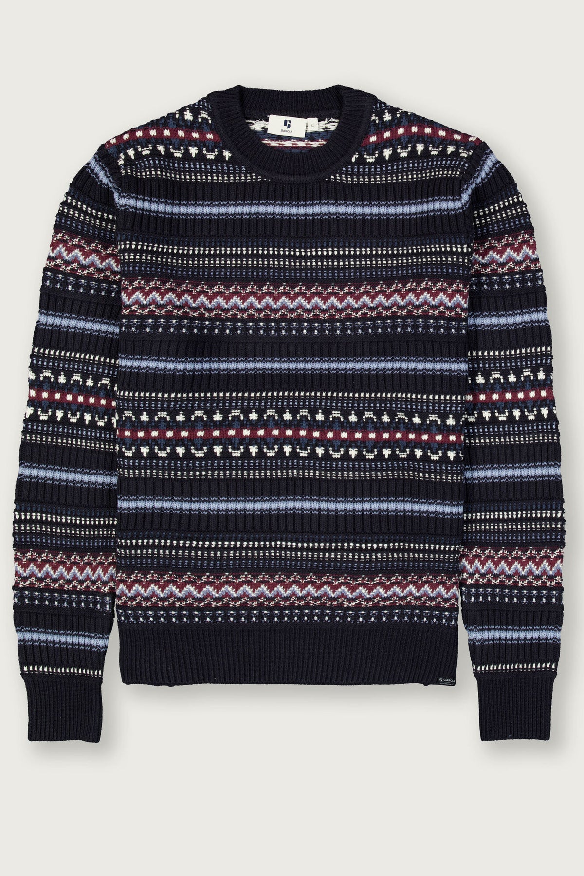 Strickpullover im Fair-Isle-Muster von Garcia
