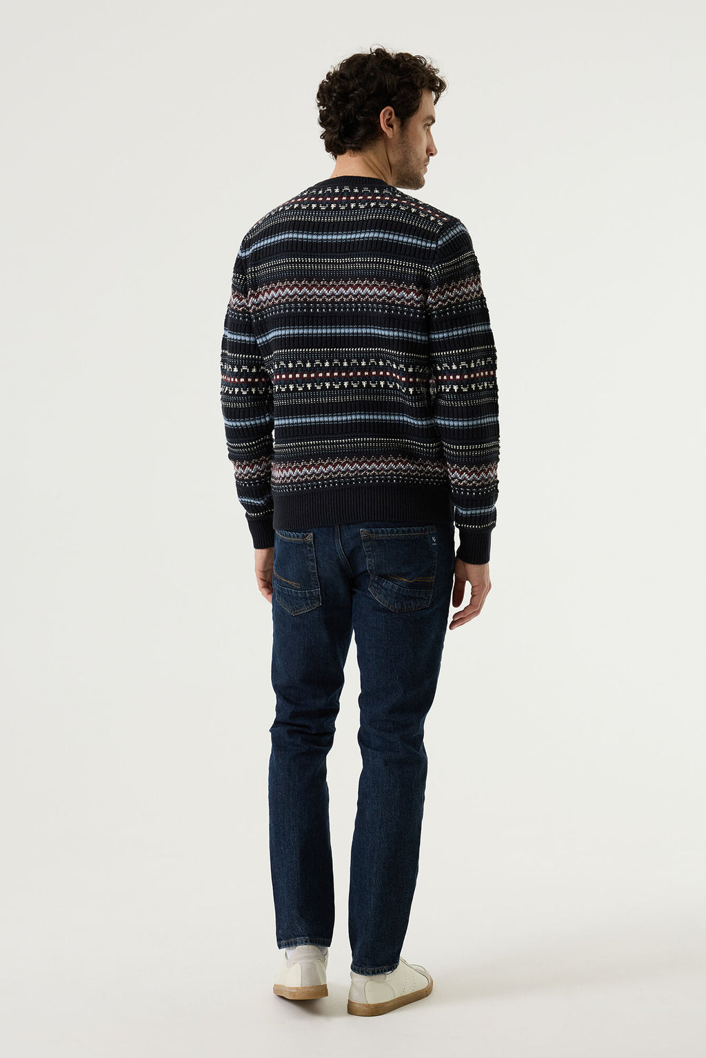 Strickpullover im Fair-Isle-Muster von Garcia