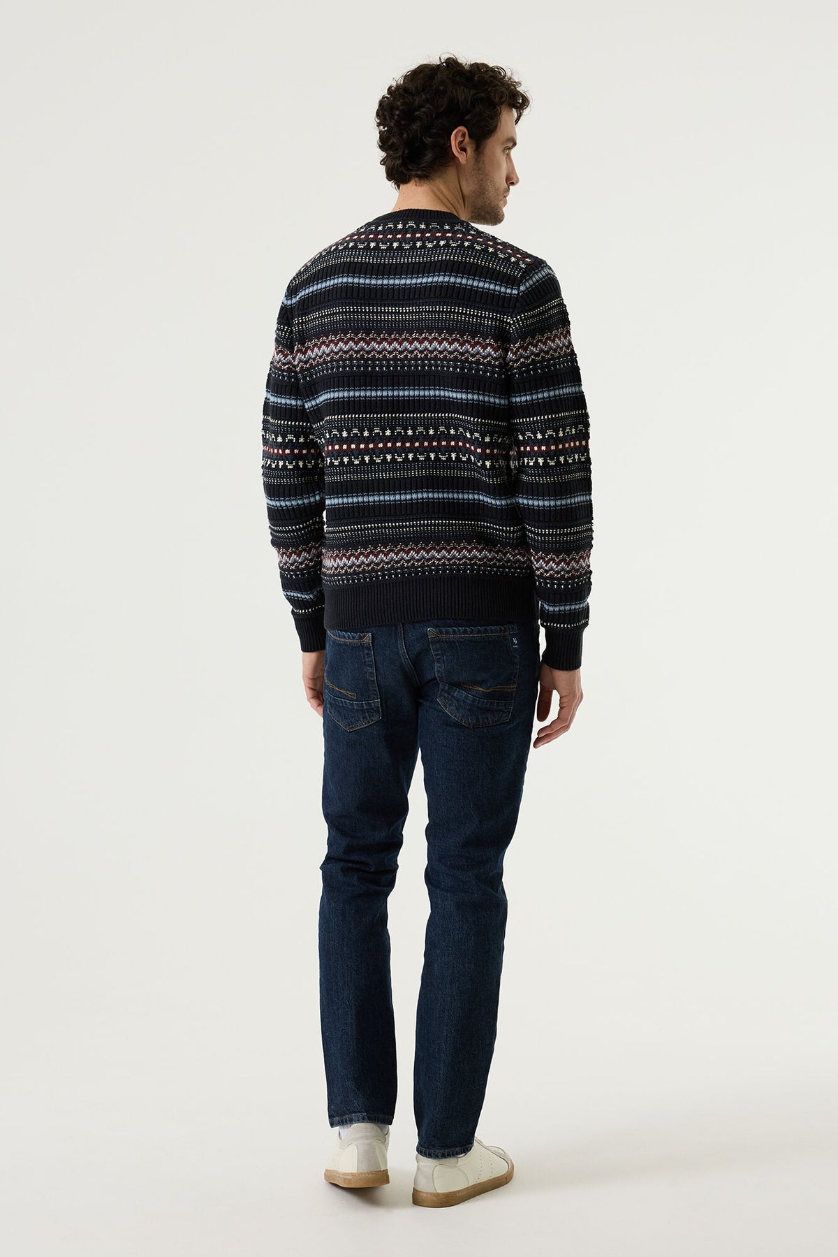 Strickpullover im Fair-Isle-Muster von Garcia